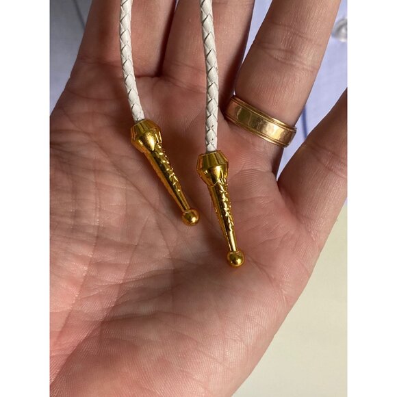 vintage upcycled holly hobbie country kitsch bolo lariat tie - Picture 4 of 5